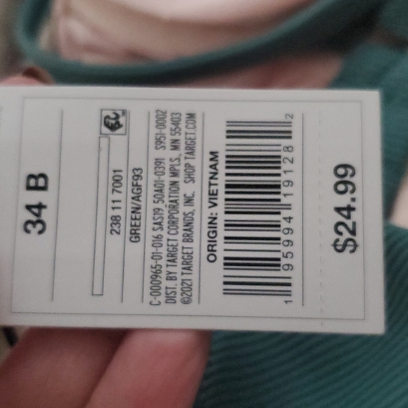 NEW Shade & Shore Ribbed Ring Front Bandeau Bikini Top - Picture 9 of 10